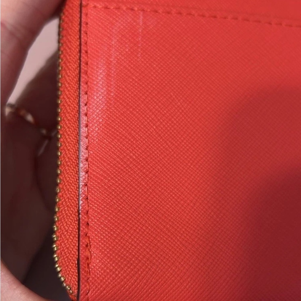 Pink Kate Spade Leather Cupcake Zip Around Wallet - Picture 3 of 5
